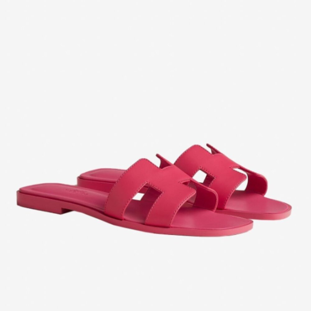 Hermes Oran sandals, Rose Vinicunca, Size 40